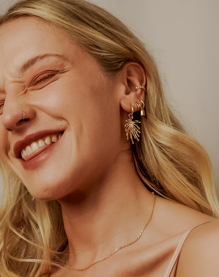 Katy Earring Charm in Gold